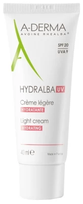 A Derma A-DERMA Hydralba UV Light Hydrating Cream 40ml