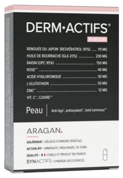 Aragan Synactifs DermActifs 30 Capsules