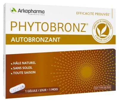 Arkopharma Phytobronz Self-Tanner 30 Capsules 3 Arkopharma Phytobronz Self-Tanner 30 Capsules