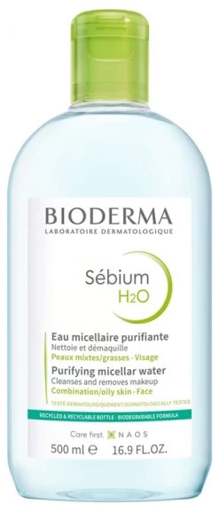 Bioderma Sébium H2O Purifying Cleansing Micellar Water 500ml