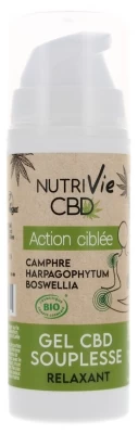 CBD Cannabidiol Nutrivie Flexibility Relaxing CBD Gel Organic 30ml