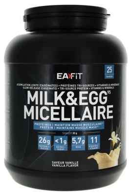 Eafit Muscle Construction Milk & Egg 95 Micellar 750g 3 Eafit Muscle Construction Milk & Egg 95 Micellar 750g