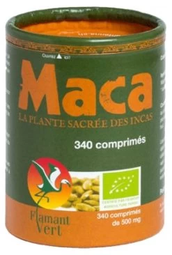Flamant Vert Organic Maca 340 Tablets Of 500mg