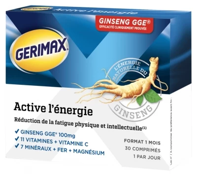 Gerimax Energy Active 30 Tablets 3 Gerimax Energy Active 30 Tablets