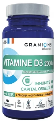 Granions Vitamin D3 2000 UI 30 Tablets To Crunch