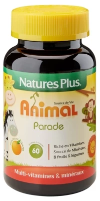 Natures Plus Animal Parade Child Source Of Life Orange Flavour 60 Tablets