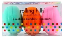 Rolling Hills 3 Makeup Blenders Macarons