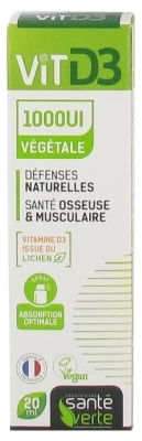Santé Verte Vit D3 1000UI Botanical 20ml