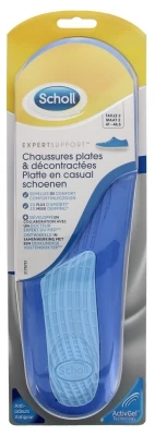 Scholl ExpertSupport Flat And Casual Shoes Comfort Soles Size 2 (41-46.5) 1 Pair