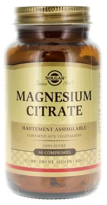 Solgar Magnesium Citrate 60 Tablets