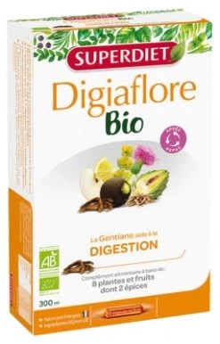 Superdiet Digiaflore Organic 20 Phials