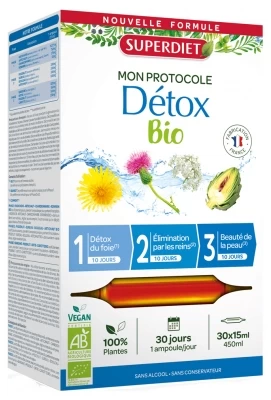 Superdiet Organic My Detox Protocol 30 Phials 3 Superdiet Organic My Detox Protocol 30 Phials