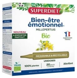 Superdiet St John's Wort Organic 20 Unidoses