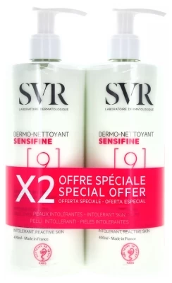 SVR Sensifine Dermo-Nettoyant 2 X 400ml