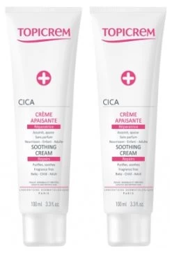 Topicrem CICA Repair Soothing Cream 2 X 100ml