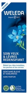 Weleda Redensifying Eye And Lip Care Blue Gentian And Edelweiss 10ml